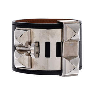 Hermes Collier de Chien Bracelet Leather